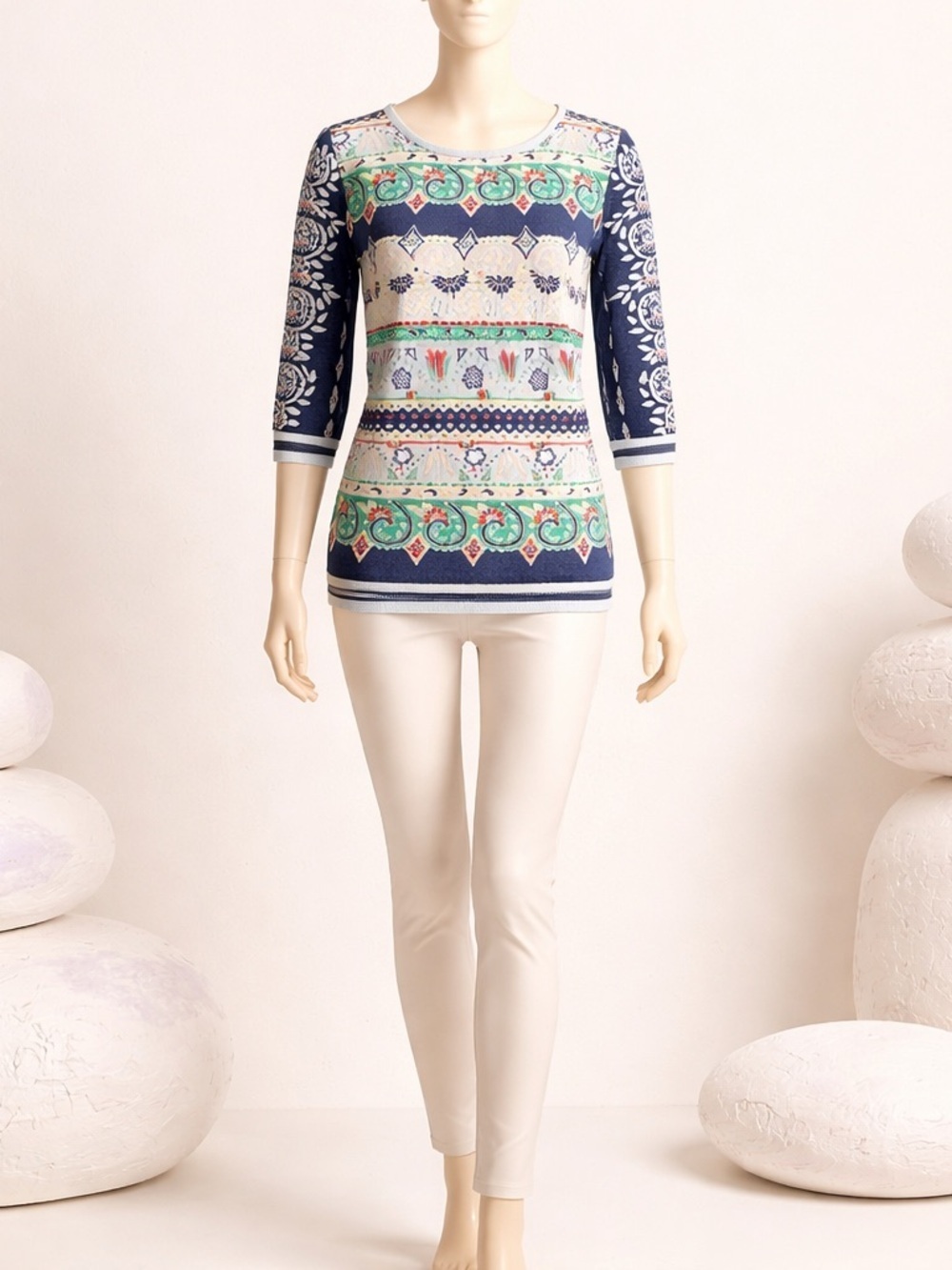 Talbots Printed Paisley Sweater